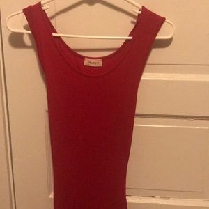 Long red cutout dress from Poetry